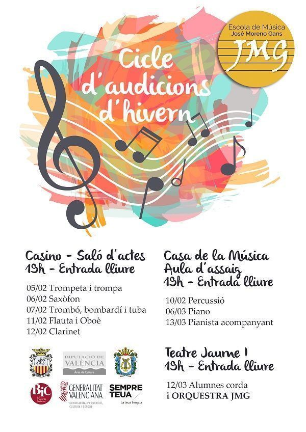 Cicle d'audicions d'hivern 2020