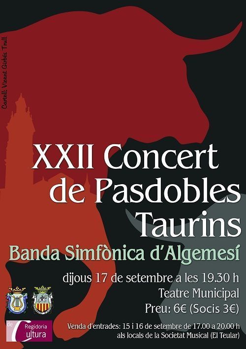 La Banda Simfònica prepara la 22ena edició del Concert de Pasdobles