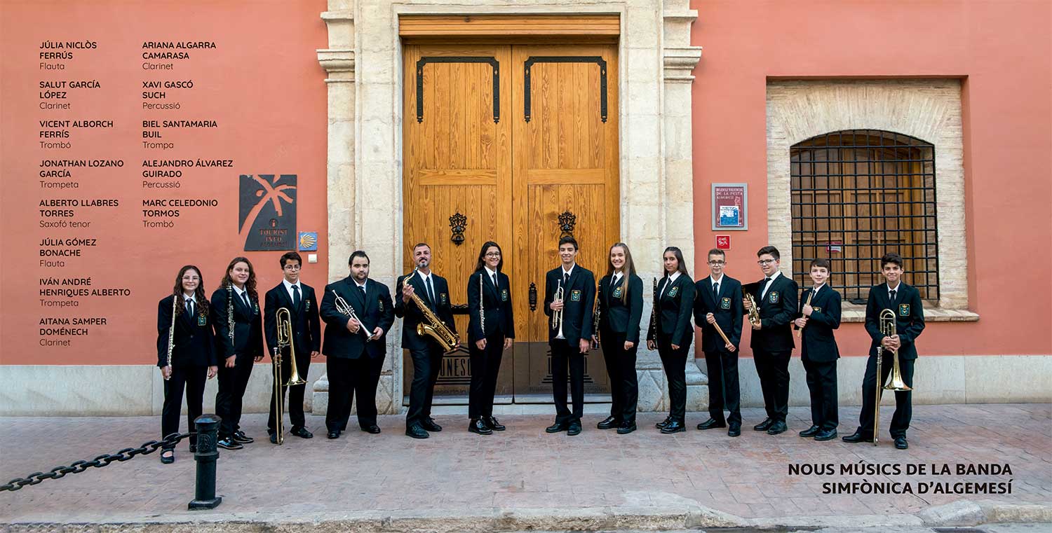 Tretze nous músics s’incorporen a la Banda Simfònica d’Algemesí