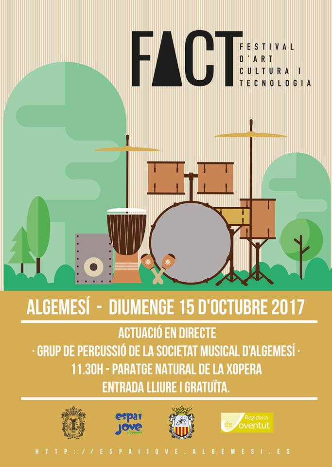 El Grup de Percussió de la Societat Musical d’Algemesí actuarà a la Xopera