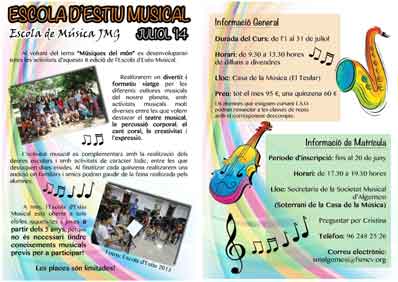 II Edició de l’Escola d’Estiu Musical