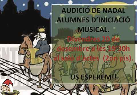 Els alumnes de l’escola de música “José Moreno Gans” preparen l’audició de Nadal.